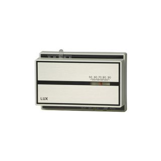 LUX Thermostats CH400SA LUX Thermostat, Mechanical Heating and Cooling Commercial Thermostat