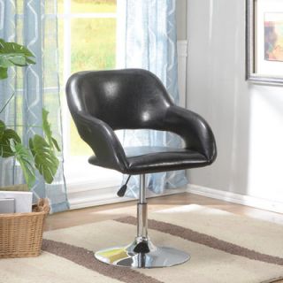 InRoom Designs Swivel Chair ST7247 B / ST7247 W Color Black
