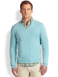 Polo Ralph Lauren Cotton Cashmere V Neck Sweater