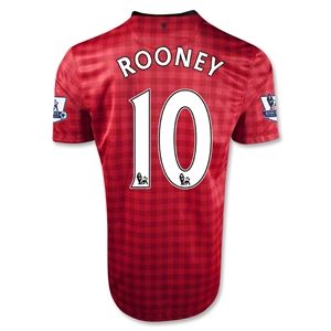 Nike Manchester United 12/13 ROONEY 10 Home Soccer Jersey