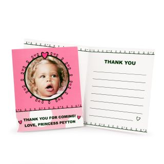 Birthday Princess 1st Personalized   Thank You Notes