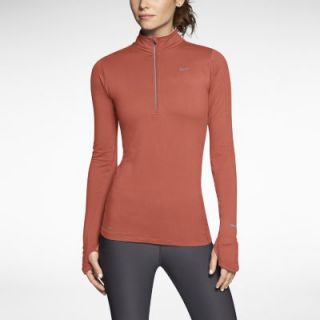 Nike Element Half Zip Womens Running Top   Turf Orange