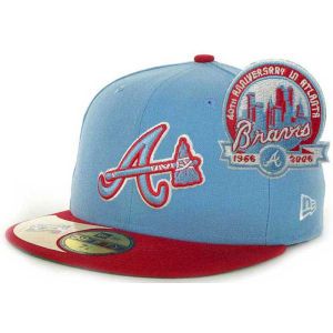 Atlanta Braves New Era MLB Cooperstown Patch 59FIFTY Cap