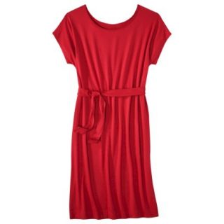 Merona Womens Knit Belted Dress   Wowzer Red   XL