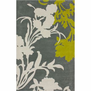 Nuloom Handmade Pino Emblem Floral Rug (83 X 11)
