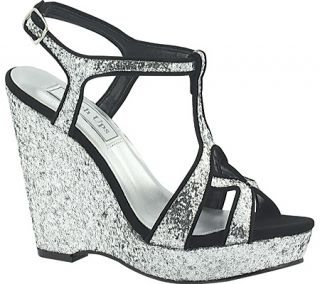 Womens Touch Ups Sasha   Silver Glitter Prom Shoes