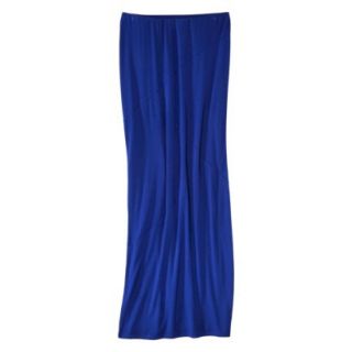 Mossimo Womens Pieced Maxi Skirt   Blue S