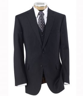 Joseph 2 Button Wool Vested Suit with Plain Front Trousers JoS. A. Bank Mens Su