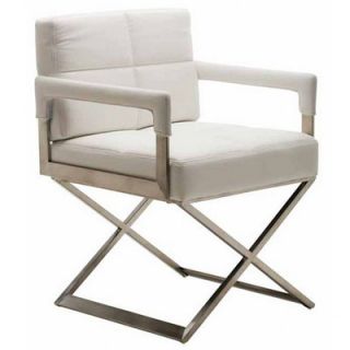 Nuevo Jack Arm Chair HGTA64 Upholstery White