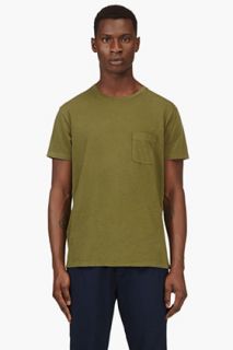 Marc By Marc Jacobs Olive Pocket T_shirt
