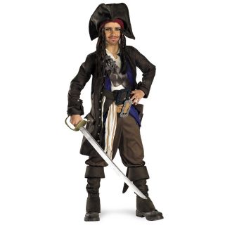 Pirates of the Caribbean   Captain Jack Sparrow Prestige Child Costume
