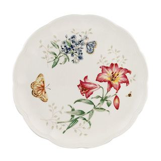 Lenox Butterfly Meadow Fritillary Dinner Plate