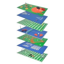 Voit Plus Set Of 16 Tabletop Games With Reversible Mdf Game Boards