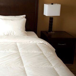 Dorm Ready Twin Xl size White Down Comforter/ Insert