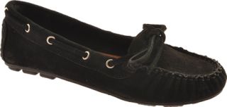Womens Lucky Brand Darice   Black Oil Suede Casual Shoes