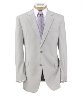 Executive 2 Button Poplin Plain Front Suit Extended Sizes JoS. A. Bank