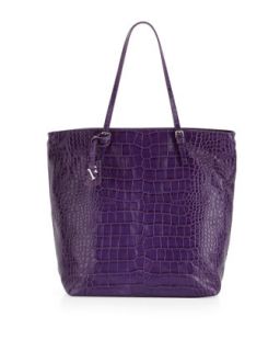 Delight North South Satchel Bag, Purple