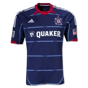 adidas Chicago Fire 2013 Authentic Secondary Soccer Jersey