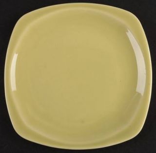 Paden City Minion Chartreuse Bread & Butter Plate, Fine China Dinnerware   Solid