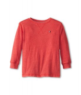 Tommy Hilfiger Kids Joel L/S Burnout Tee Boys Sweatshirt (Orange)