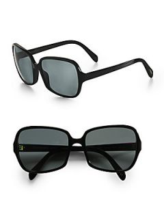 Oliver Peoples Francisca Square Sunglasses/Black   Black