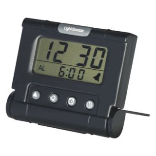 Travel Smart Alarm Clock Black
