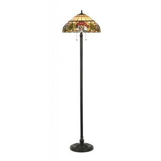 Tiffany Style Victorian Design 2 light Floor Lamp