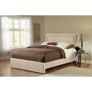 Amber Upholstered Low Profile Bed   Buckwheat Multicolor   HL3105 1, Queen