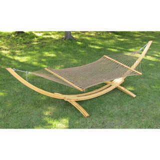 Weather resistant 60 inch Polyester Rope Hammock