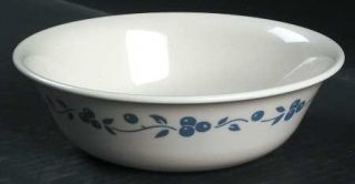 Corning Blueberry Bouquet Soup/Cereal Bowl, Fine China Dinnerware   Corelle,Blue