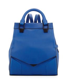 Prouve Smooth Leather Backpack, Cobalt