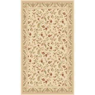 Traditional Woven Cream Floral (710 X 102)