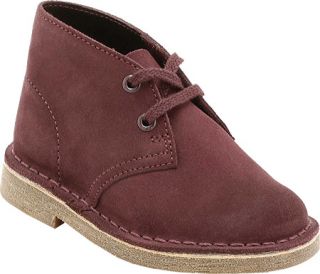 Infants/Toddlers Clarks Desert Boot First   Plum Suede Boots