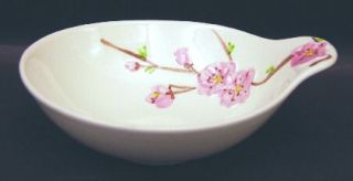 Metlox   Poppytrail   Vernon Peach Blossom Lugged Soup Bowl, Fine China Dinnerwa