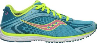 Womens Saucony Grid Type A5   Blue/Citron/Pink Running Shoes