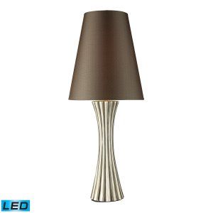 Dimond Lighting DMD D1839 LED Wilmington Table Lamp with Bangor Beige Faux Silk