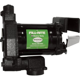 Fill Rite Biodiesel Transfer Pump   20 GPM, 115V AC, Model BD700V