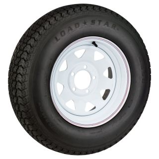 Martin Wheel High Speed Radial Trailer Tire & Assembly   ST215/75R14, Spoked,
