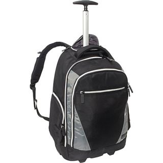 Sports Voyage Rolling Backpack Black/Platinum   ECO STYLE Laptop Backp