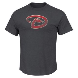 MLB Mens Arizona Diamondbacks T Shirt   Grey (L)