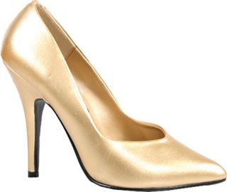 Womens Pleaser Seduce 420   Gold PU High Heels