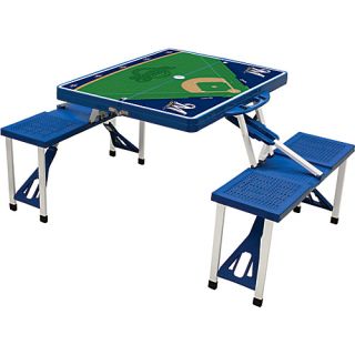 Picnic Table Sport   MLB Teams Milwaukee Brewers   Blue   Picnic Tim