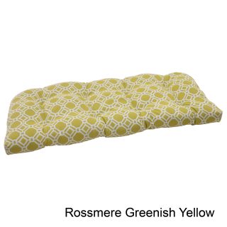 Pillow Perfect Rossmere Outdoor Wicker Loveseat Cushion
