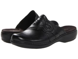 Clarks Leisa Ruffle Womens Slip on Shoes (Black)