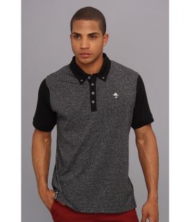 L R G Core Collection Polo Mens Short Sleeve Knit (Black)