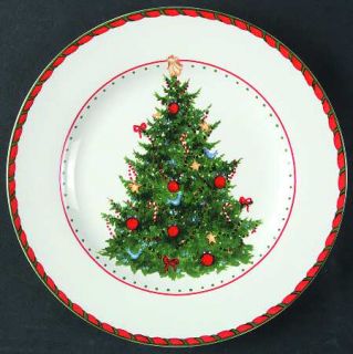 Sakura Holiday Cheer Salad Plate, Fine China Dinnerware   Holiday Motif