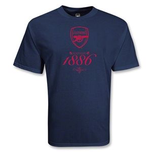 Euro 2012   Arsenal 1886 Soccer T Shirt (Navy)