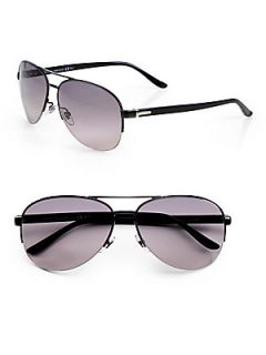 Gucci Aviator Sunglasses   Black