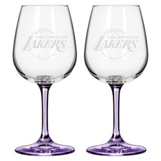 Boelter Brands NBA 2 Pack Los Angeles Lakers Wine Glass   12 oz