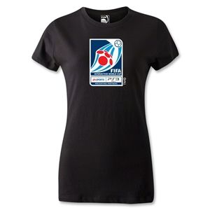 FIFA Interactive World Cup Womens Emblem T Shirt (Black)